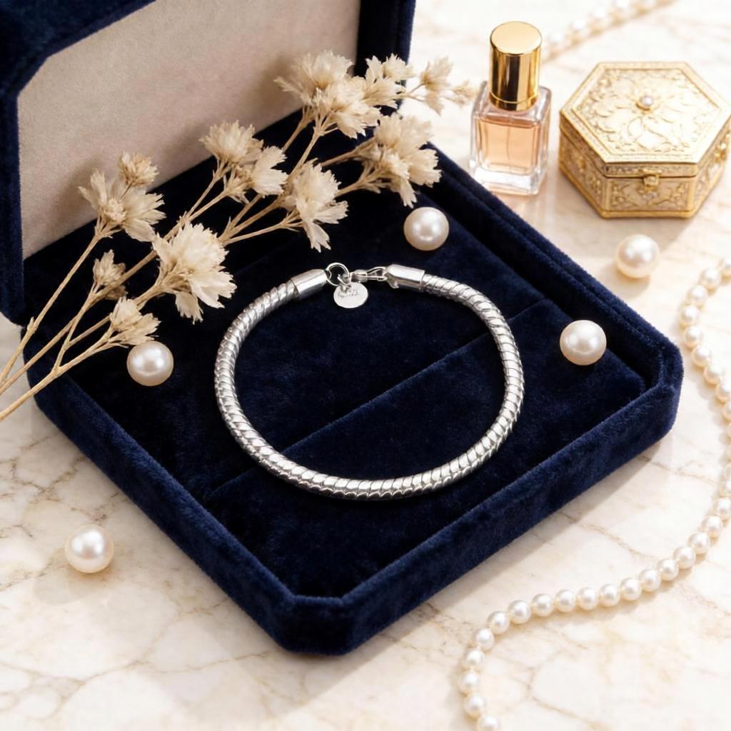 Classical 925 Sterling Silver  - Lobster Clasp Silver ulasan dan harga