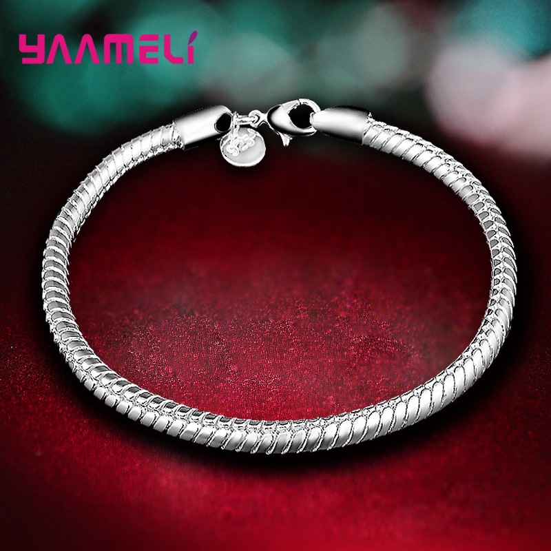Classical 925 Sterling Silver  - Lobster Clasp Silver ulasan dan harga