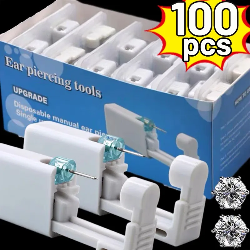 Safety Ear Piercing Gun Kit Wo - Jewelry Making Machines ulasan dan harga
