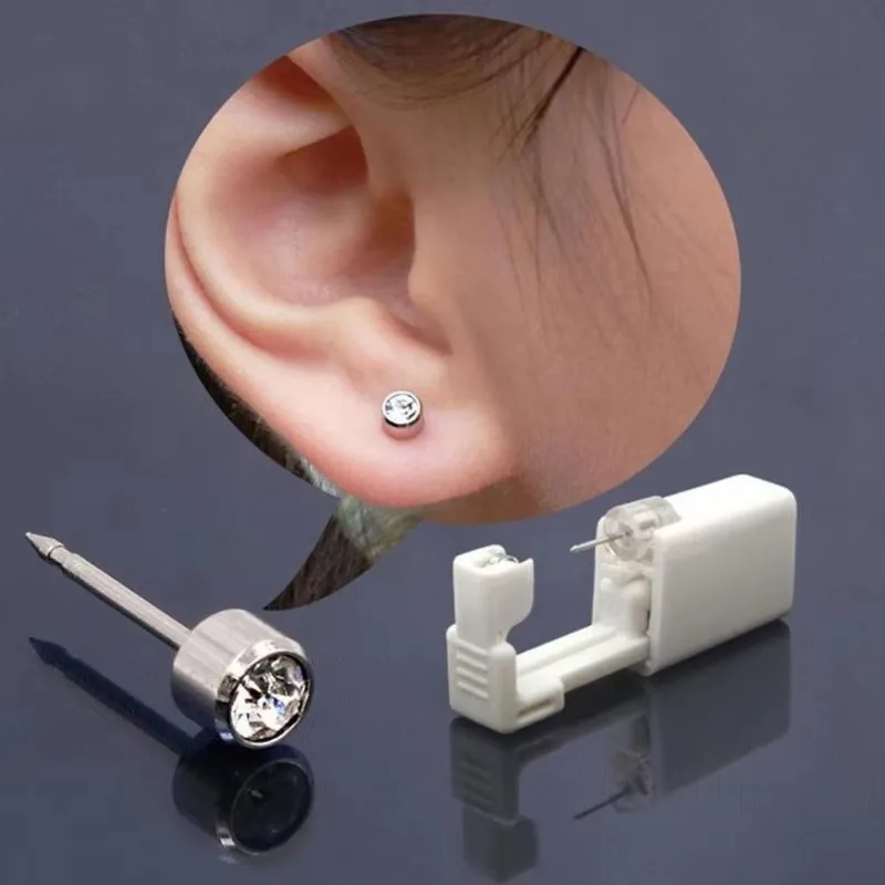 Safety Ear Piercing Gun Kit Wo - Jewelry Making Machines ulasan dan harga