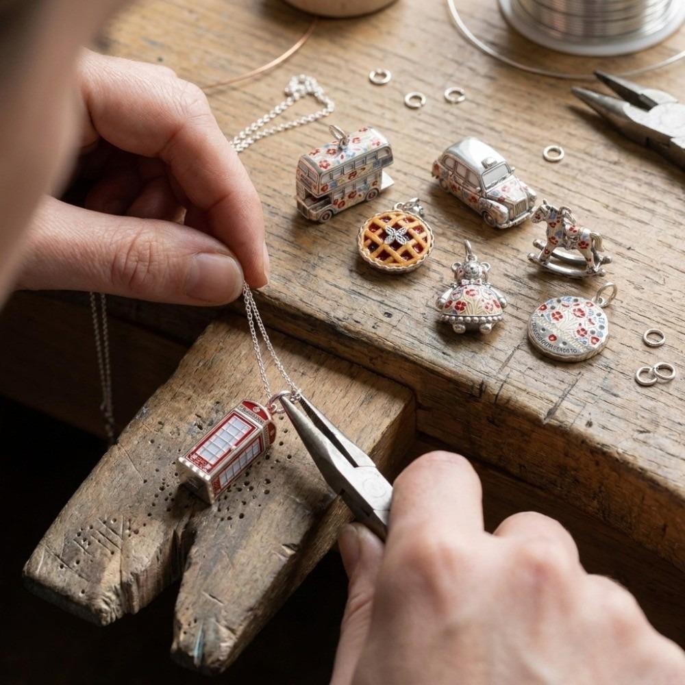 Cute Stainless Steel Cartoon P - Jewelry Making London ulasan dan harga