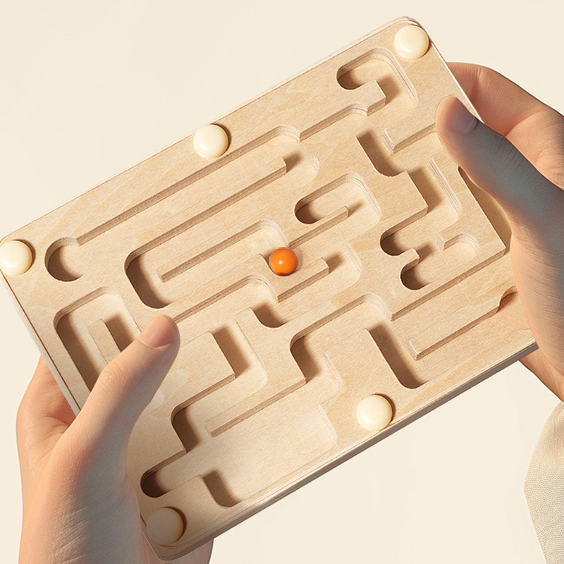 Small Wooden Balance Bead Maze - Jewelry Making Board ulasan dan harga