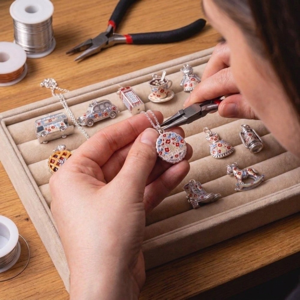Cute Stainless Steel Cartoon P - Jewelry Making London ulasan dan harga
