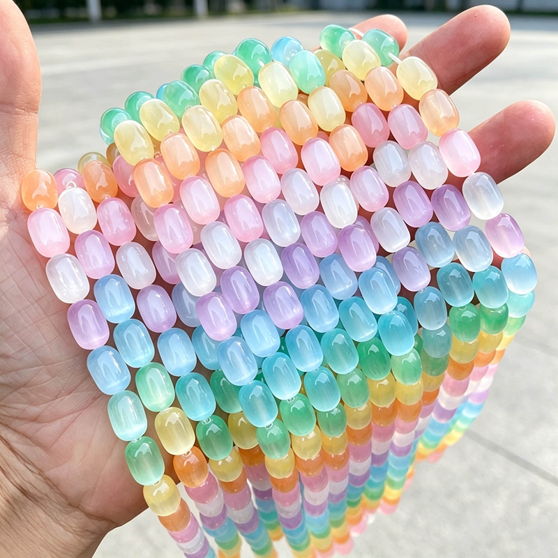 Natural Multicolor Selenite St - Jewelry Making Gemstones ulasan dan harga