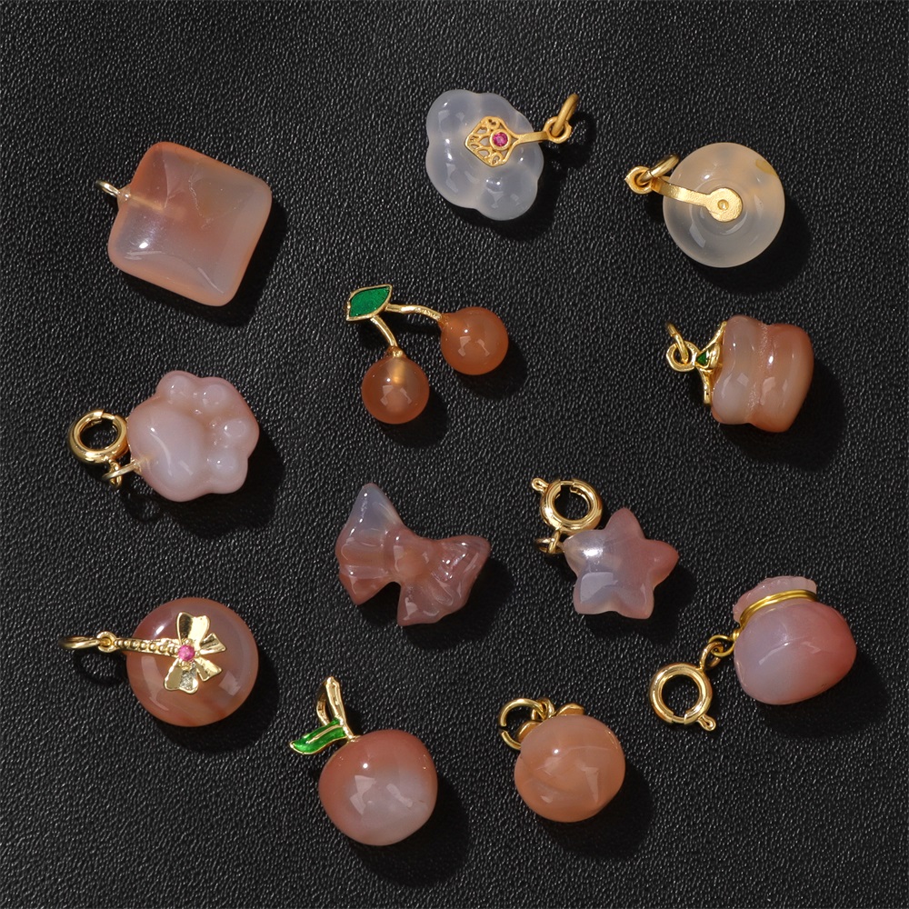 2Pcs Natural Stone Gems Agates - Jewelry Making Gemstones ulasan dan harga