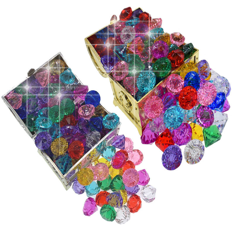 Multicolor Acrylic Diamond Gem - Jewelry Making Board ulasan dan harga