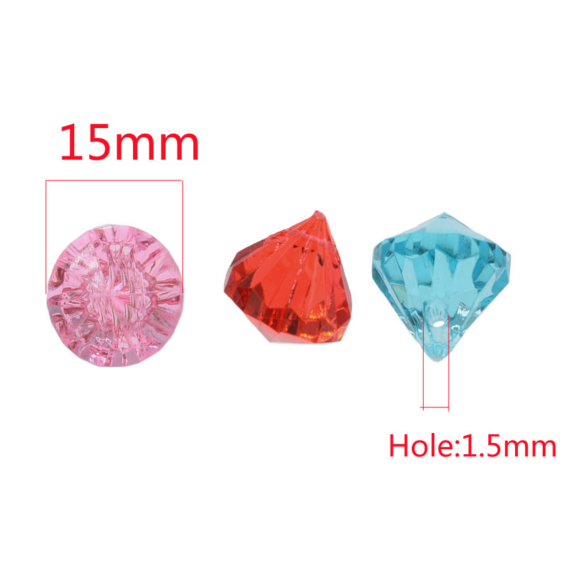 Multicolor Acrylic Diamond Gem - Jewelry Making Board ulasan dan harga