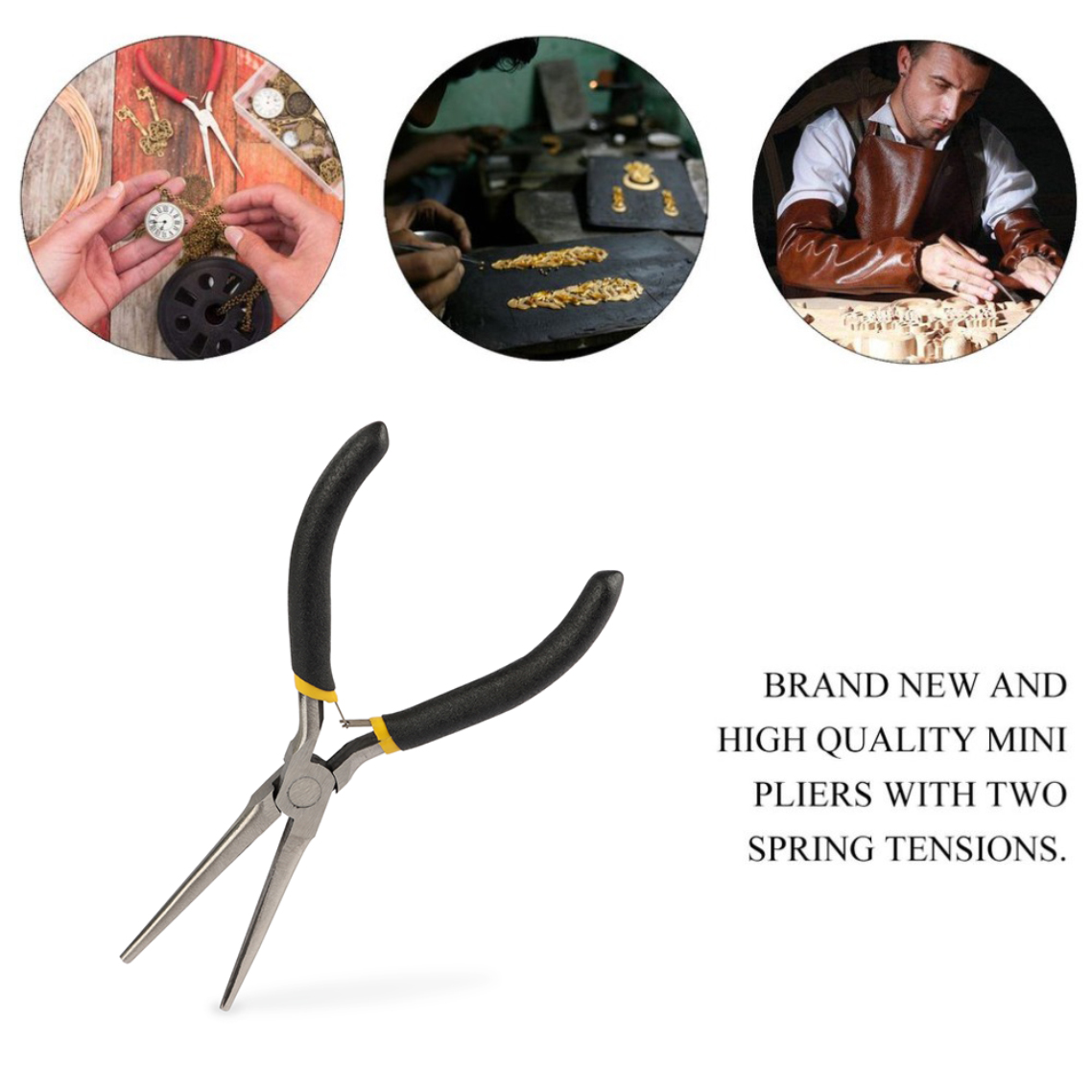 Mini Needle Nose Pliers Carbon - Jewelry Making Machines ulasan dan harga