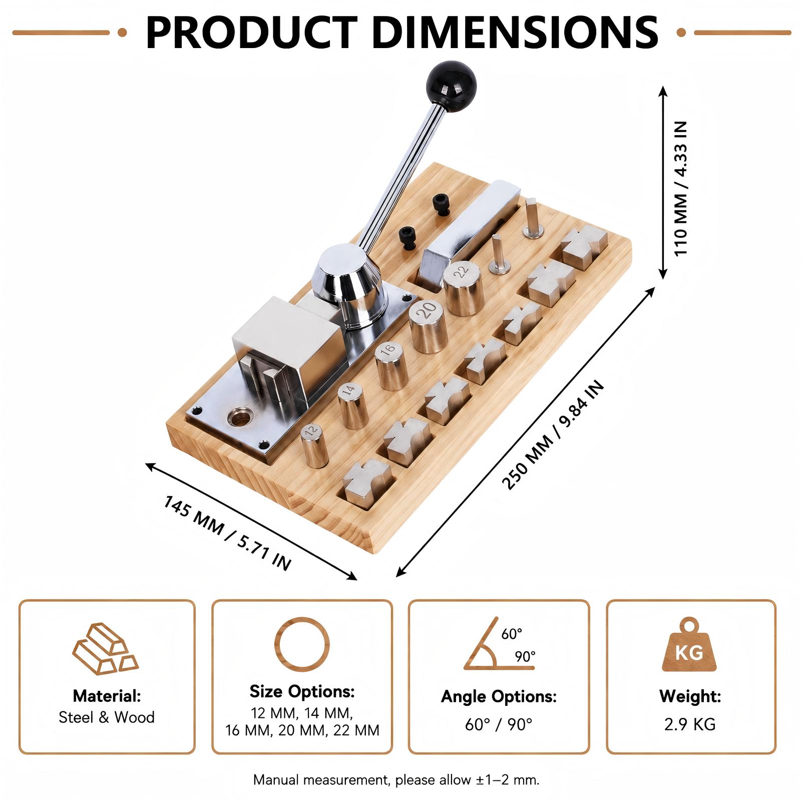 15pcs Kit IV Wooden Ring Bendi - Jewelry Making Machines ulasan dan harga
