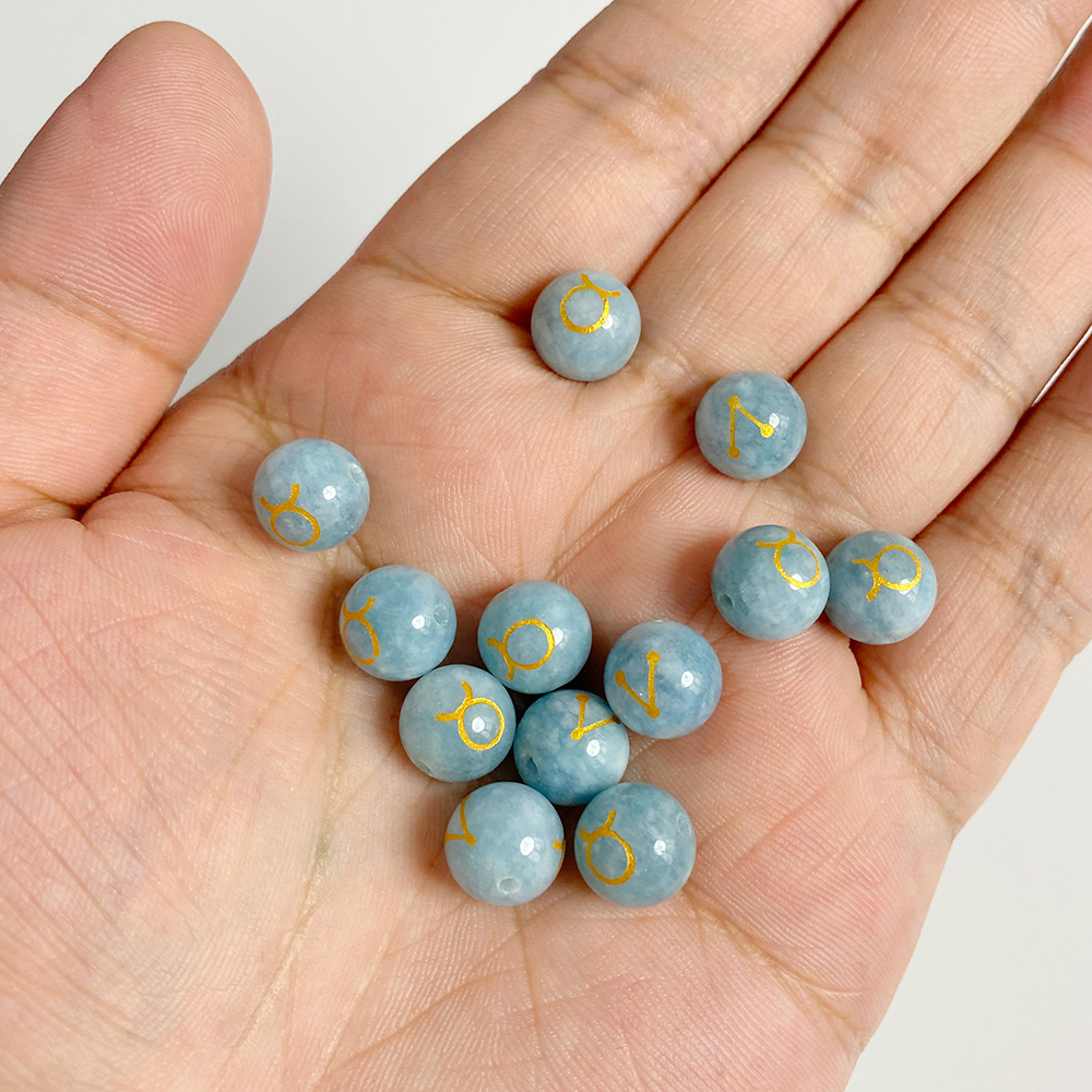 Wholesale 12 Zodiac Mooonstone - Jewelry Making Gemstones ulasan dan harga