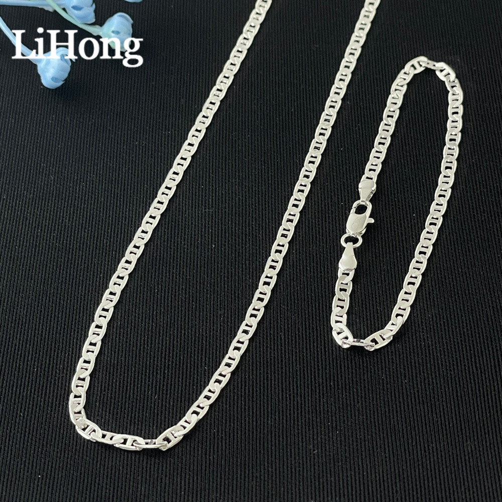 LihongWholesale Men's 925 Ster - Lobster Clasp Silver ulasan dan harga