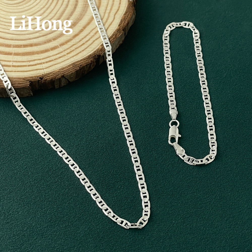 LihongWholesale Men's 925 Ster - Lobster Clasp Silver ulasan dan harga